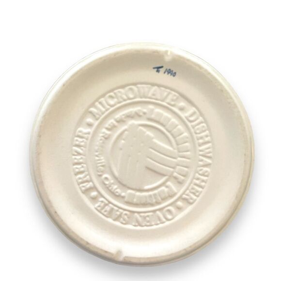 Vintage Longaberger Roseville Pottery Woven Traditions Pitcher - Picture 5 of 6